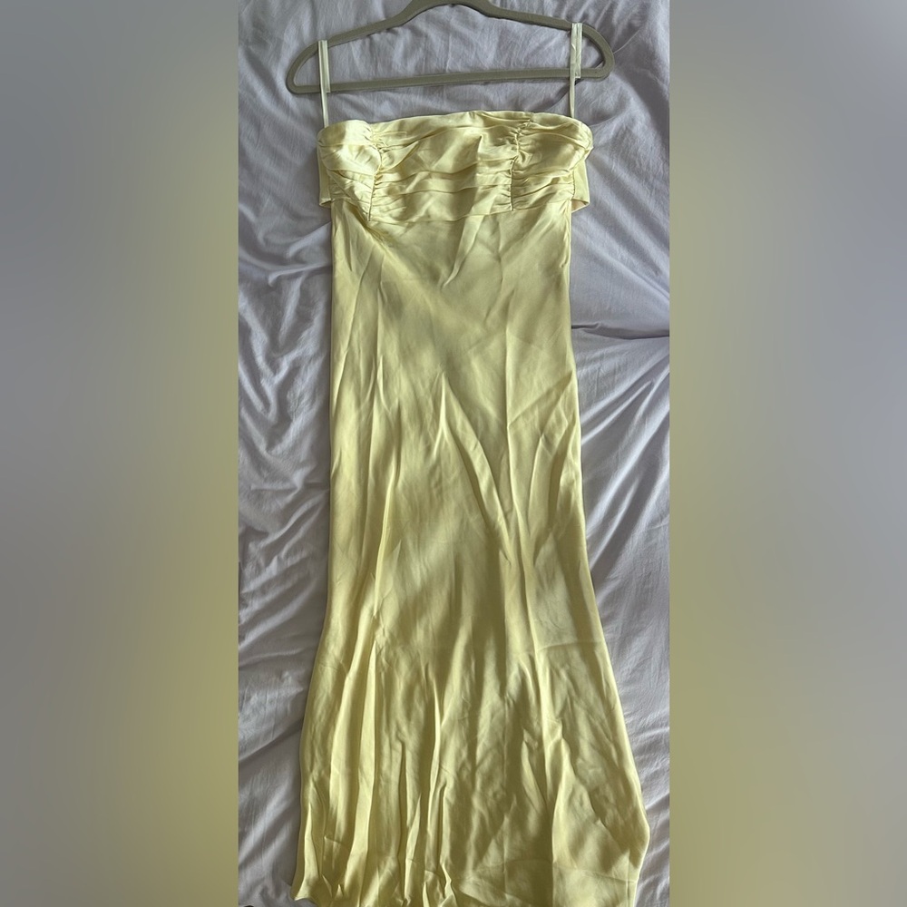 Strapless Laced Back Dress
